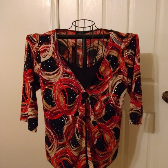 Ashley J Woman Tops - Ashley J Woman jacket with sleeveless insert. Size 1X.  NWOT.